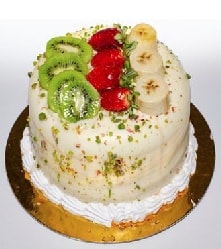 4 kişilik meyveli yaş pasta Tasarım pastalar