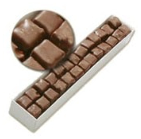 Çikolatalı Lokum 500 Gr