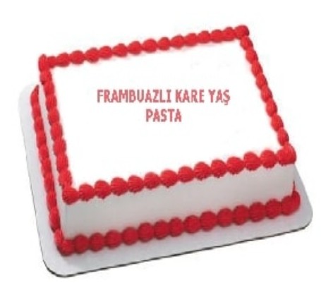 Kaliteli Malzemelerle Hazırlanan 30 Kişilik Frambuazlı Yaş Pasta