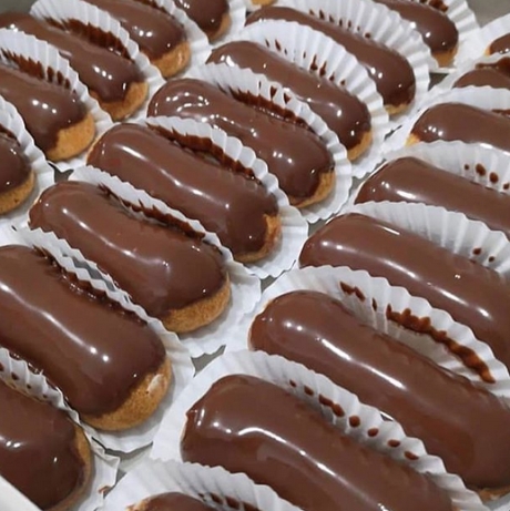 Taze Aromalı 1 Kg Çikolatalı Ekler